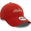 new-era-9twenty-heritage-script-justerbar-orange-buet-kasket
