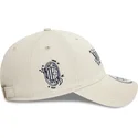 kasketter-buet-beige-justerbar-rem-9twenty-scribble-fra-ac-milan-serie-a-af-new-era