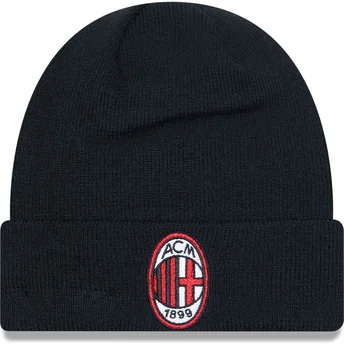 Gorro sort Core Cuff fra AC Milan Serie A fra New Era