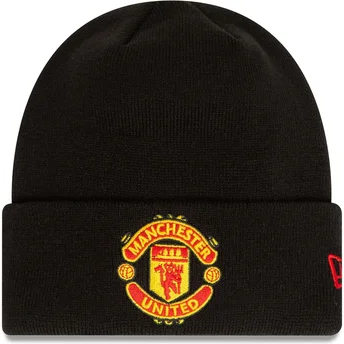 Sort Core Cuff hue fra Manchester United Football Club Premier League af New Era