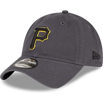 Justerbar grå 9TWENTY Core Classic kasket fra Pittsburgh Pirates MLB af New Era