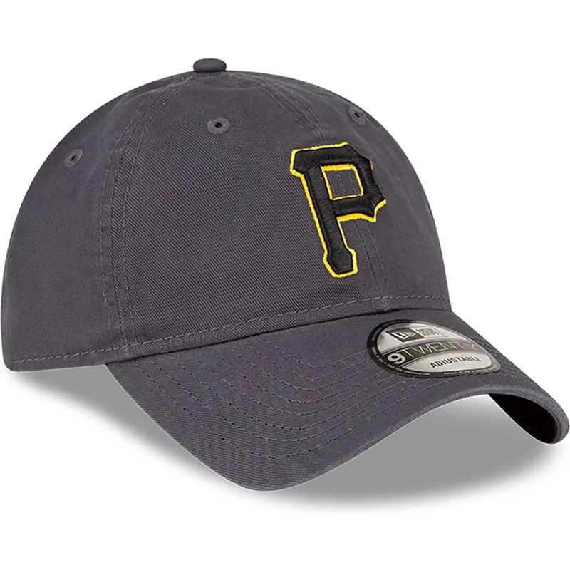 gra-justerbar-kurvet-kasket-9twenty-core-classic-fra-pittsburgh-pirates-mlb-fra-new-era
