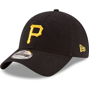 Justerbar sort 9TWENTY Core Classic kasket fra Pittsburgh Pirates MLB af New Era