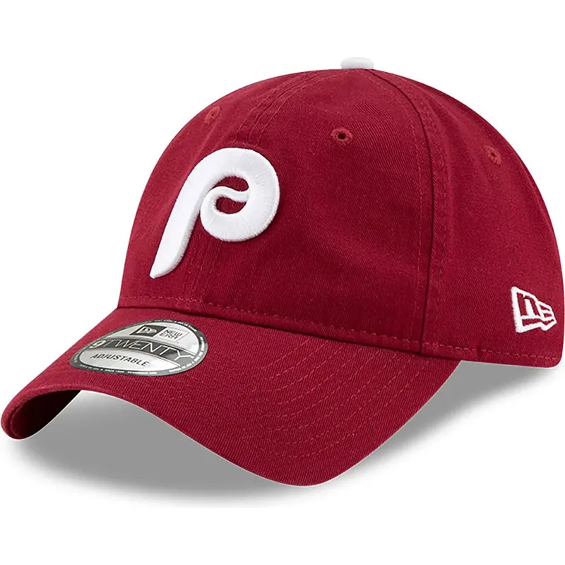 morkerod-justerbar-kurvet-kasket-9twenty-core-classic-fra-philadelphia-phillies-mlb-fra-new-era