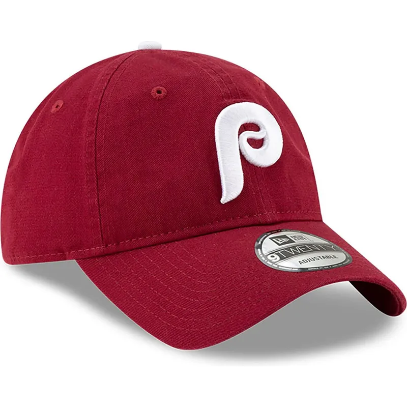 morkerod-justerbar-kurvet-kasket-9twenty-core-classic-fra-philadelphia-phillies-mlb-fra-new-era