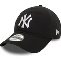 gorra-curva-negra-ajustable-9twenty-washed-de-new-york-yankees-mlb-de-new-era