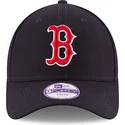 justerbar-marinebla-buet-kasket-til-dreng-9forty-the-league-fra-boston-red-sox-mlb-fra-new-era