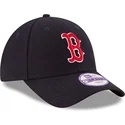 justerbar-marinebla-buet-kasket-til-dreng-9forty-the-league-fra-boston-red-sox-mlb-fra-new-era