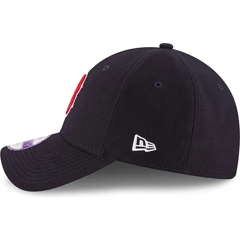 justerbar-marinebla-buet-kasket-til-dreng-9forty-the-league-fra-boston-red-sox-mlb-fra-new-era