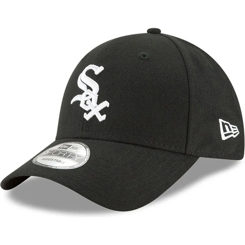 justerbar-sort-buet-kasket-til-born-9forty-the-league-fra-chicago-white-sox-mlb-fra-new-era