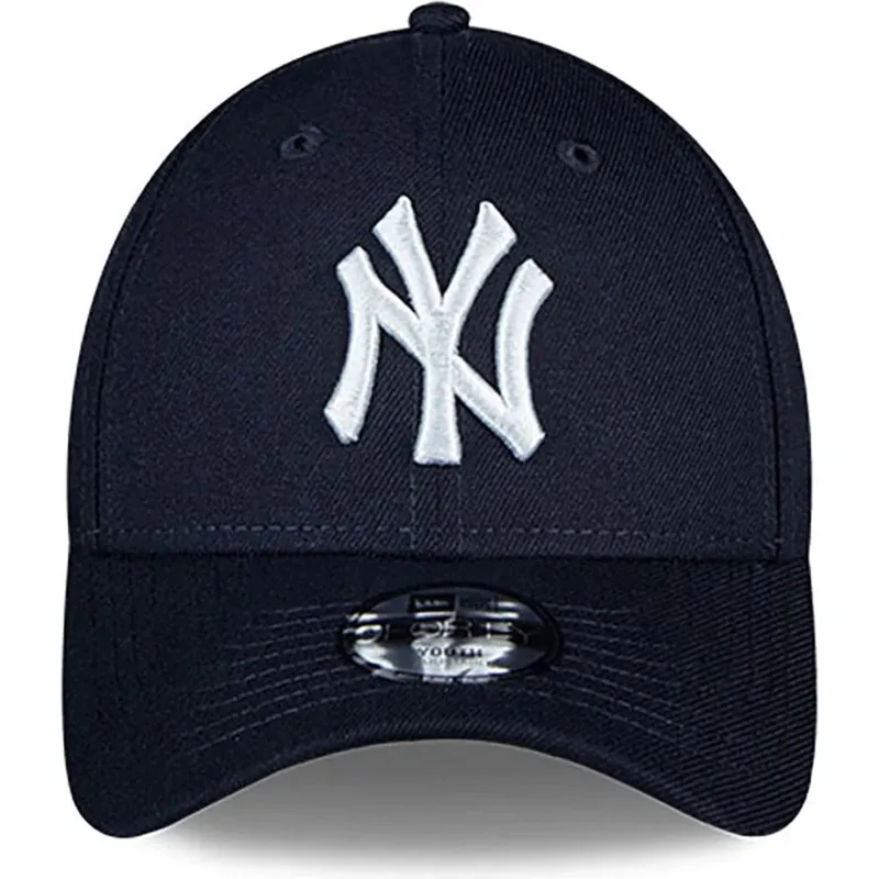 justerbar-marinebla-buet-kasket-til-dreng-9forty-the-league-fra-new-york-yankees-mlb-fra-new-era
