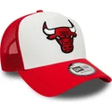 new-era-chicago-bulls-nba-a-frame-team-colour-hvid-og-rod-trucker-cap