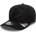 sort-buet-snapback-kasket-9fifty-stretch-snap-fra-los-angeles-lakers-nba-fra-new-era
