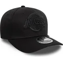 sort-buet-snapback-kasket-9fifty-stretch-snap-fra-los-angeles-lakers-nba-fra-new-era