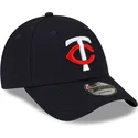 justerbar-9forty-the-league-morkebla-buet-kasket-fra-minnesota-twins-mlb-af-new-era