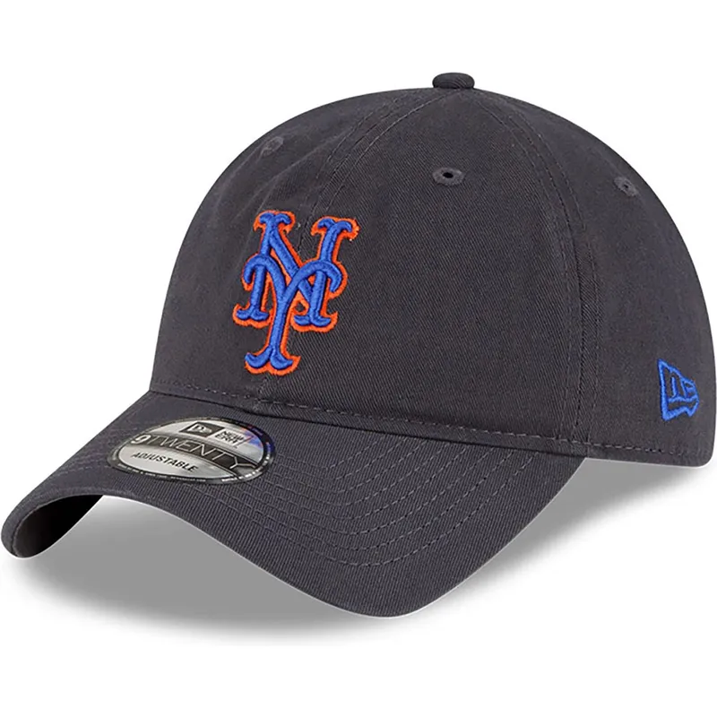 gra-justerbar-kurvet-kasket-9twenty-core-classic-fra-new-york-mets-mlb-fra-new-era