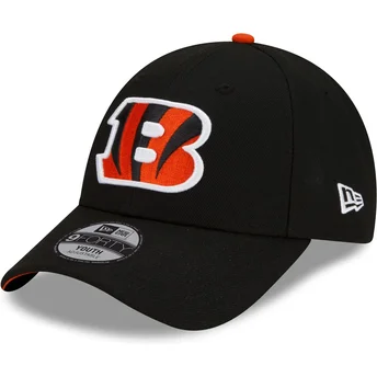 Sort justerbar 9FORTY The League børnekasket fra Cincinnati Bengals NFL af New Era