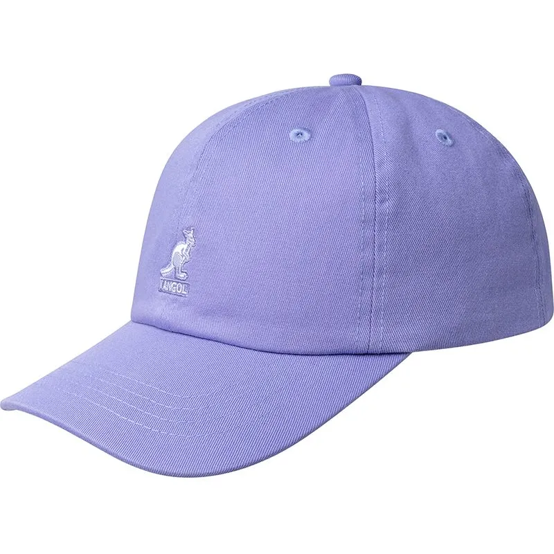 justerbar-violet-buet-kasket-washed-baseball-iced-lilac-fra-kangol