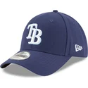 justerbar-marinebla-kurvet-kasket-9forty-the-league-fra-tampa-bay-rays-mlb-fra-new-era