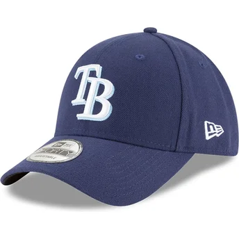 justerbar-marinebla-kurvet-kasket-9forty-the-league-fra-tampa-bay-rays-mlb-fra-new-era