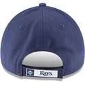 justerbar-marinebla-kurvet-kasket-9forty-the-league-fra-tampa-bay-rays-mlb-fra-new-era