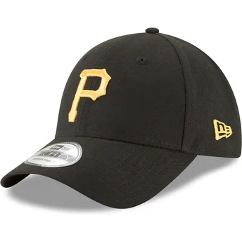 New Era Curved Brim 9FORTY The League Pittsburgh Pirates MLB Sort Justerbar Kasket