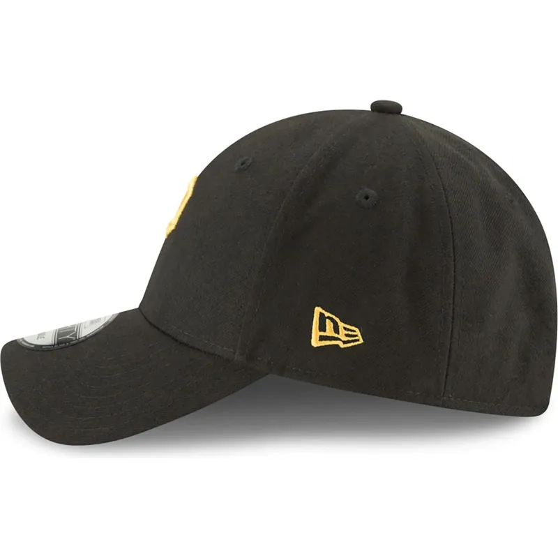 sort-justerbar-curved-kasket-9forty-the-league-fra-pittsburgh-pirates-mlb-fra-new-era