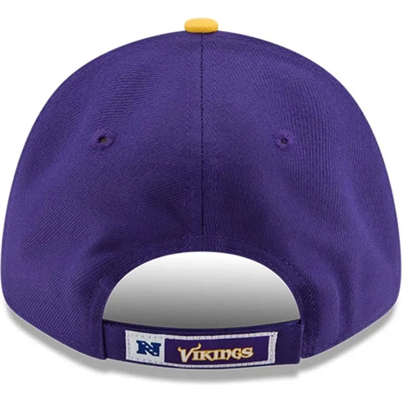 justerbar-violet-buet-kasket-9forty-the-league-fra-minnesota-vikings-nfl-fra-new-era