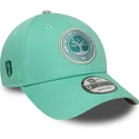 gorra-curva-verde-ajustable-9forty-core-de-los-troncos-fc-kings-league-de-new-era