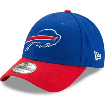 New Era Kurvet Skygge 9FORTY The League Buffalo Bills NFL Blå og Rød Justerbar Kasket