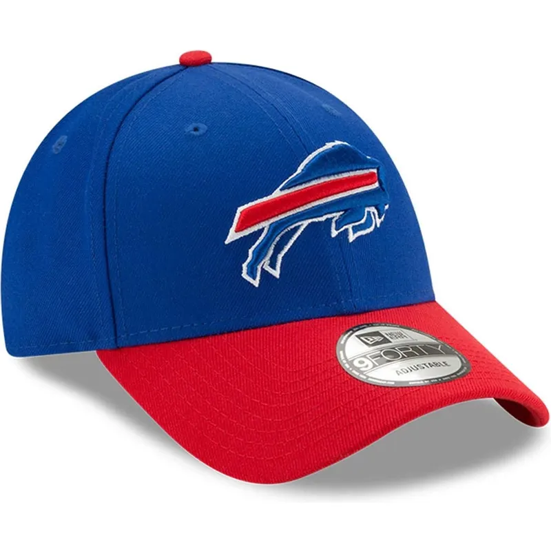 justerbar-bla-og-rod-buet-kasket-9forty-the-league-fra-buffalo-bills-nfl-af-new-era