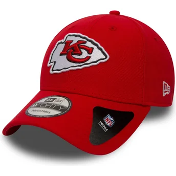 New Era Buet Skygge 9FORTY The League Kansas City Chiefs NFL Rød Justerbar Kasket