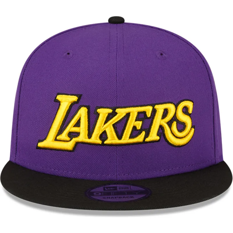 violet-og-sort-flat-cap-snapback-9fifty-statement-fra-los-angeles-lakers-nba-fra-new-era