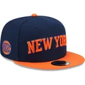 gorra-plana-azul-marino-y-naranja-snapback-9fifty-statement-de-new-york-knicks-nba-de-new-era