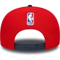 rod-og-marinebla-flad-snapback-kasket-9fifty-statement-fra-los-angeles-clippers-nba-fra-new-era