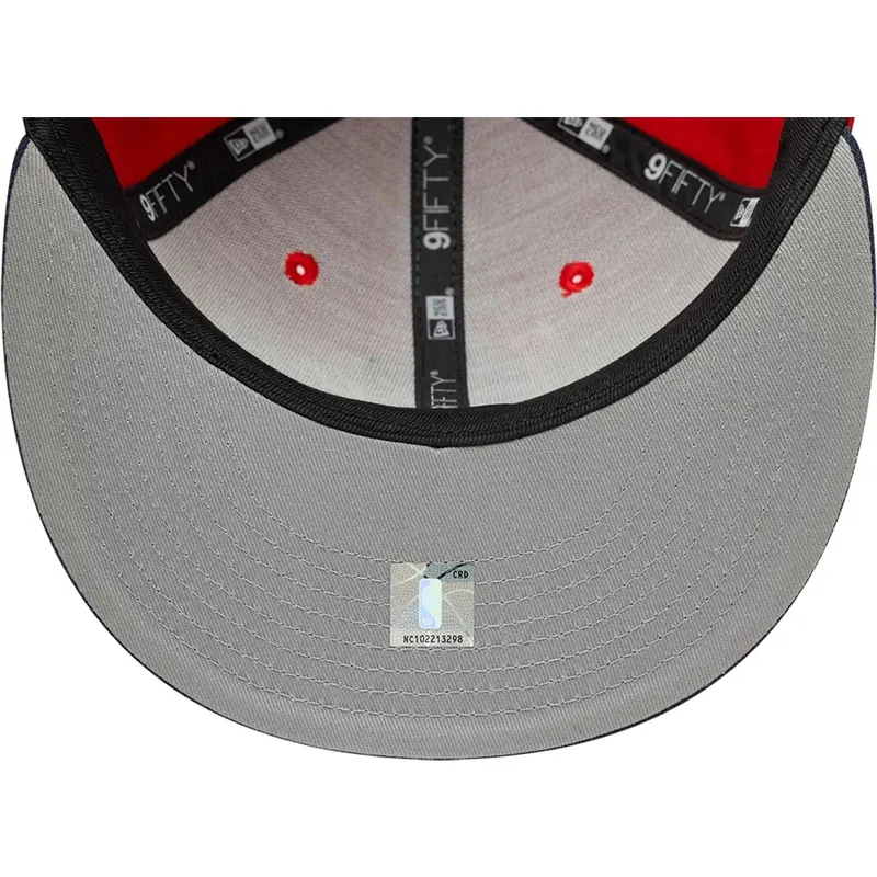 rod-og-marinebla-flad-snapback-kasket-9fifty-statement-fra-los-angeles-clippers-nba-fra-new-era