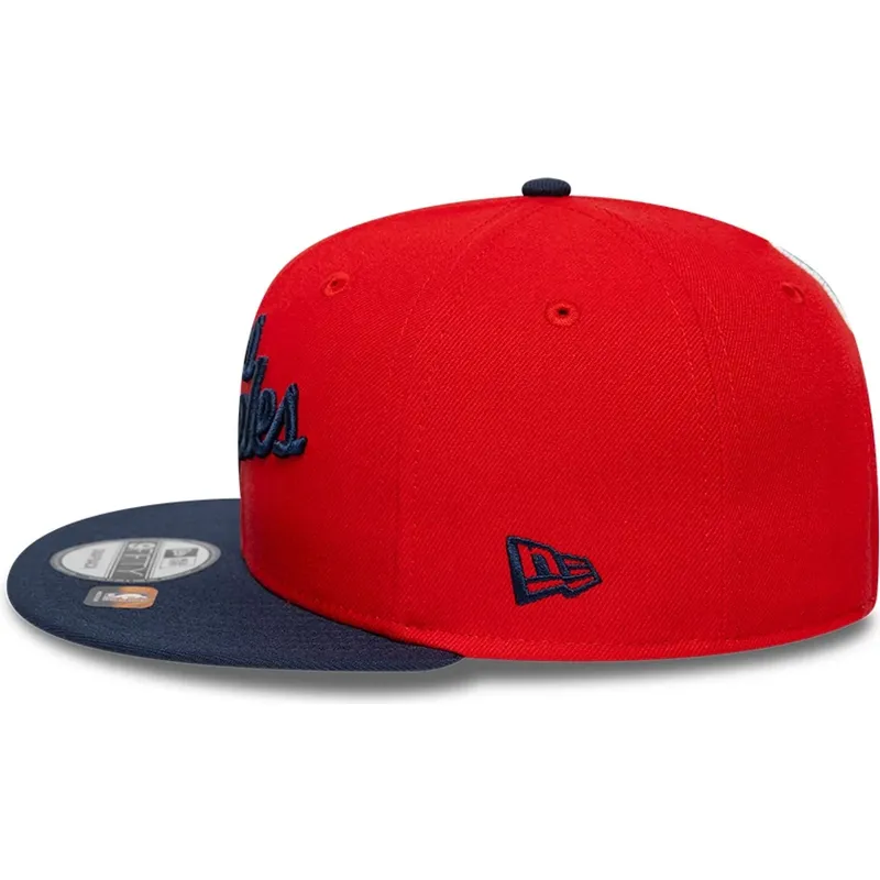 rod-og-marinebla-flad-snapback-kasket-9fifty-statement-fra-los-angeles-clippers-nba-fra-new-era
