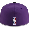 flad-violet-og-sort-fitted-kasket-59fifty-statement-fra-los-angeles-lakers-nba-fra-new-era