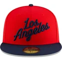 rod-og-marinebla-fitted-59fifty-statement-flad-kasket-fra-los-angeles-clippers-nba-af-new-era