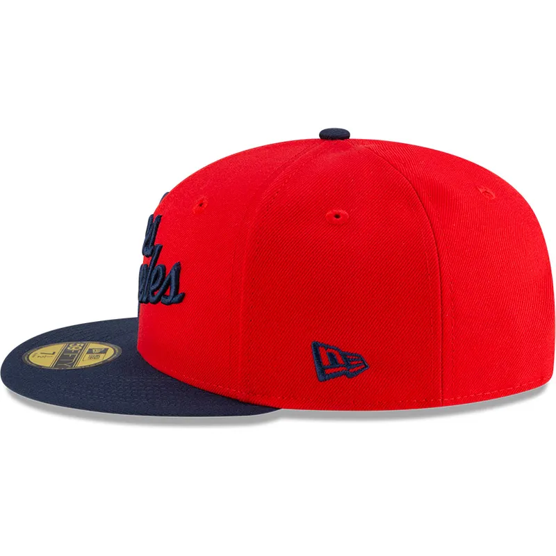 rod-og-marinebla-fitted-59fifty-statement-flad-kasket-fra-los-angeles-clippers-nba-af-new-era