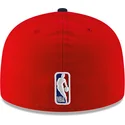 rod-og-marinebla-fitted-59fifty-statement-flad-kasket-fra-los-angeles-clippers-nba-af-new-era