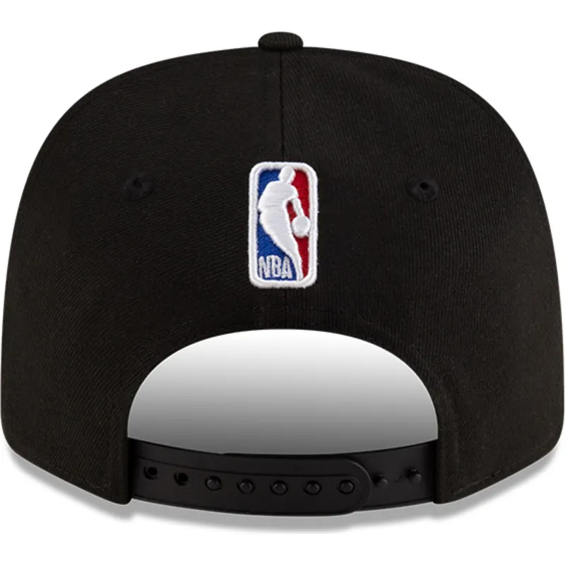 sort-buet-snapback-kasket-9seventy-statement-stretch-snap-fra-chicago-bulls-nba-fra-new-era