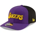 los-angeles-lakers-nba-new-era-9seventy-statement-stretch-snap-lilla-og-sort-snapback-cap
