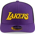 violet-og-sort-buet-kasket-snapback-9seventy-statement-stretch-snap-fra-los-angeles-lakers-nba-fra-new-era