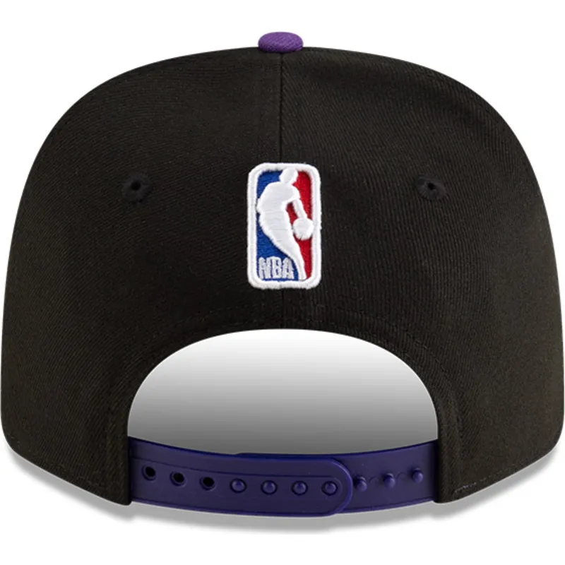 violet-og-sort-buet-kasket-snapback-9seventy-statement-stretch-snap-fra-los-angeles-lakers-nba-fra-new-era