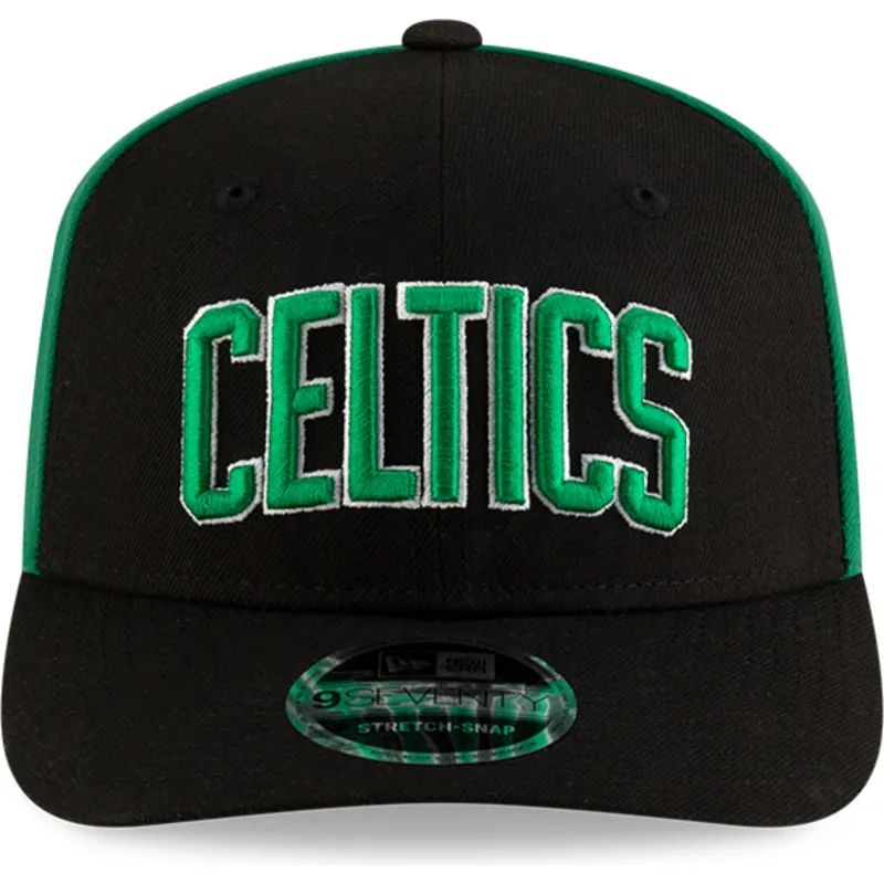kasketter-buet-sort-snapback-9seventy-statement-stretch-snap-fra-boston-celtics-nba-af-new-era