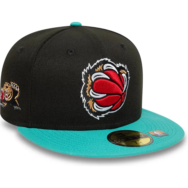 sort-og-gron-fitted-59fifty-classic-kasket-fra-memphis-grizzlies-nba-af-new-era