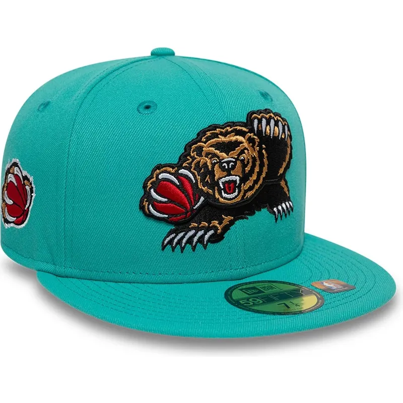 gron-fitted-59fifty-classic-flatbrim-kasket-fra-memphis-grizzlies-nba-af-new-era