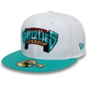 hvid-og-gron-fitted-59fifty-classic-kasket-fra-memphis-grizzlies-nba-af-new-era