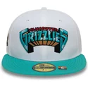 hvid-og-gron-fitted-59fifty-classic-kasket-fra-memphis-grizzlies-nba-af-new-era